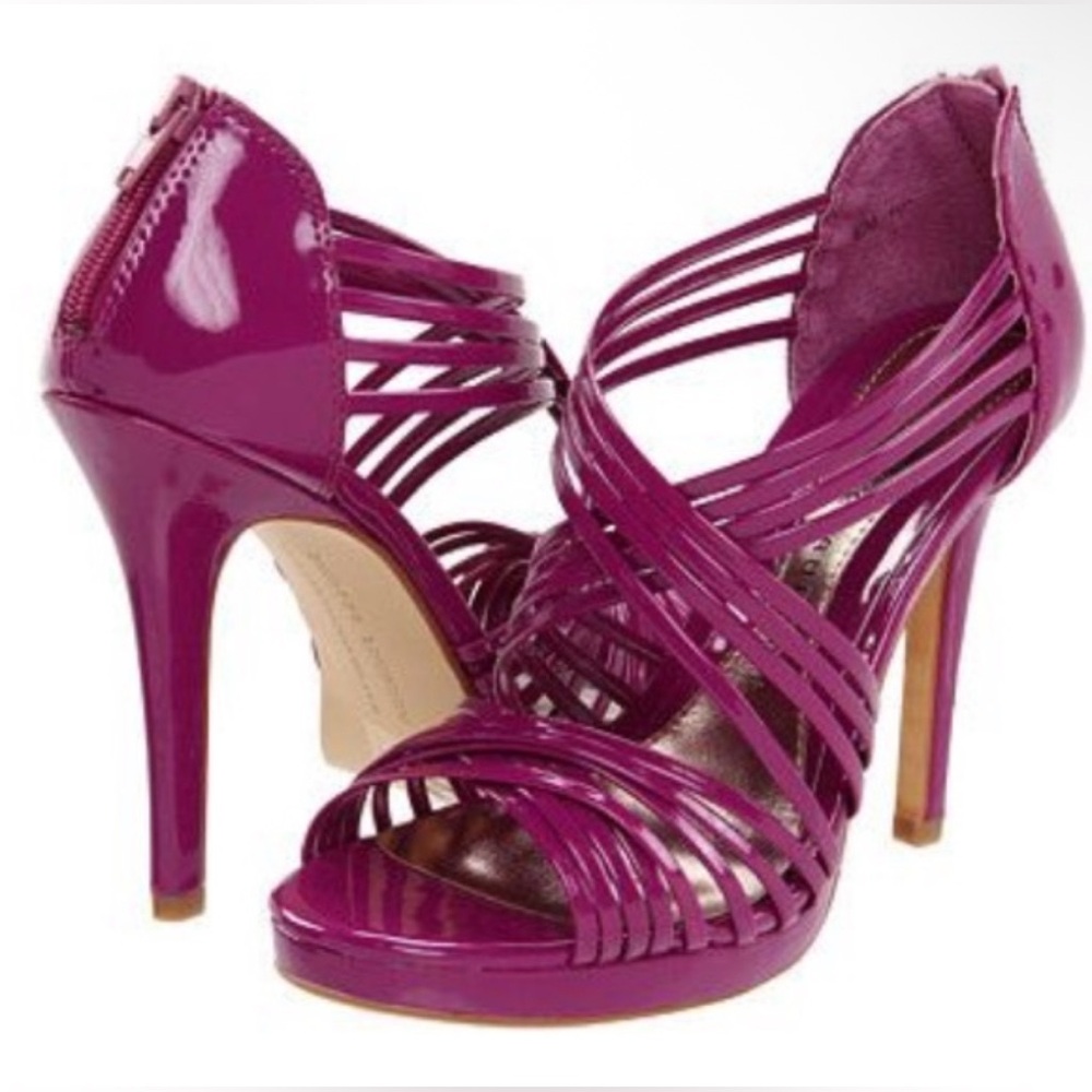 Chinese Laundry Magenta Purple Patent‎ Imagine Platform Heels Shoes 8
